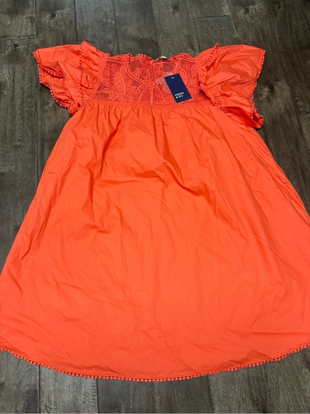 Women’s Orange Crown & Ivy Dress New With Tags